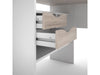 Escritorio Modelo Halle Plus 1 - Trufa Y Blanco