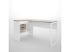 Escritorio Modelo Halle Plus 1 - Trufa Y Blanco