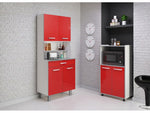 Alacena Modelo Virginia 1 - Rojo Brillante