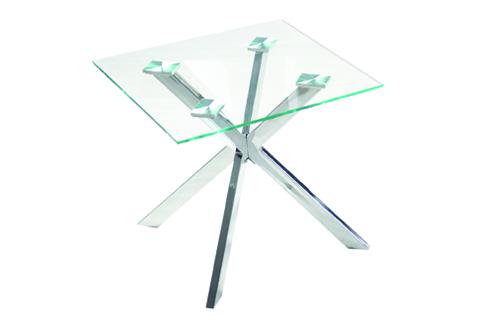 Mesa Lateral Estrella - Acero Inoxidable