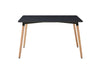 Mesa de comedor rectangular Raelingen - Negro