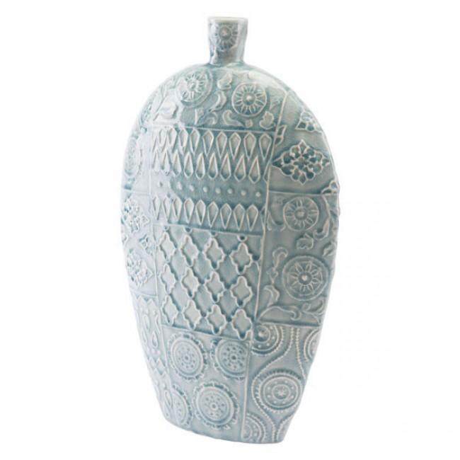 Jarron Modelo Medallion Grande - Azul