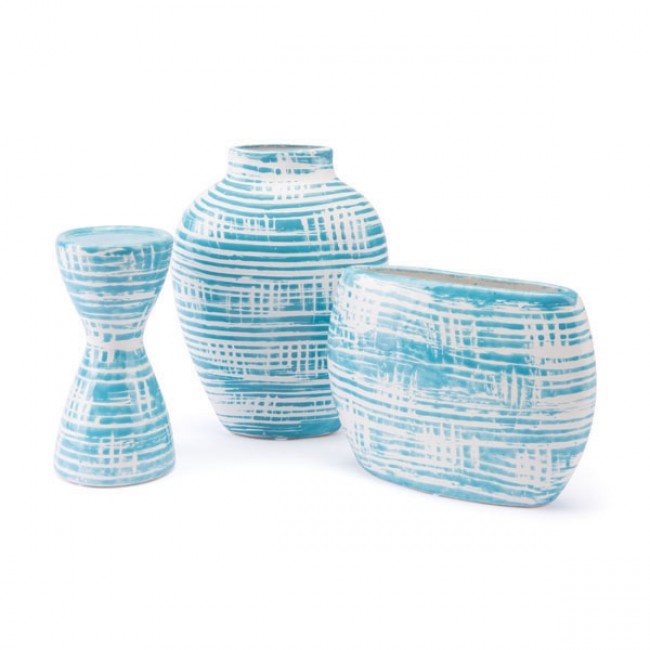 Portavela Modelo Washed - Azul