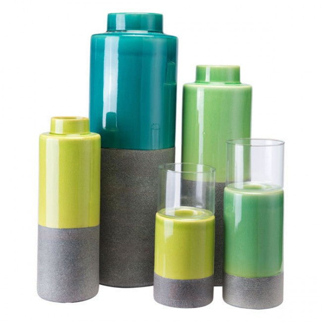 Portavela Modelo Stoneware - Verde