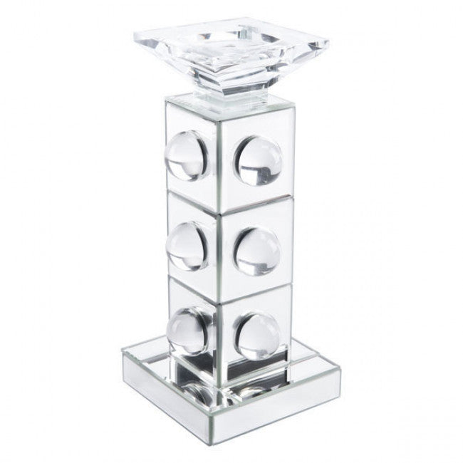 Portavela Modelo Mirrored Chica - Plata