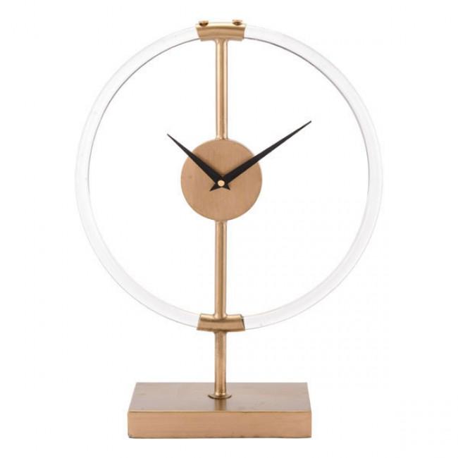 Accesorio Decorativo Clear Clock - Dorado