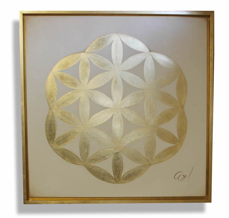 Cuadro Decorativo Mandala Oro