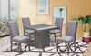 Antecomedor 4 Sillas Fatima - Gris