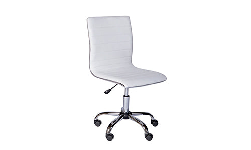 Silla De Oficina Lineas Blancas - Blanco