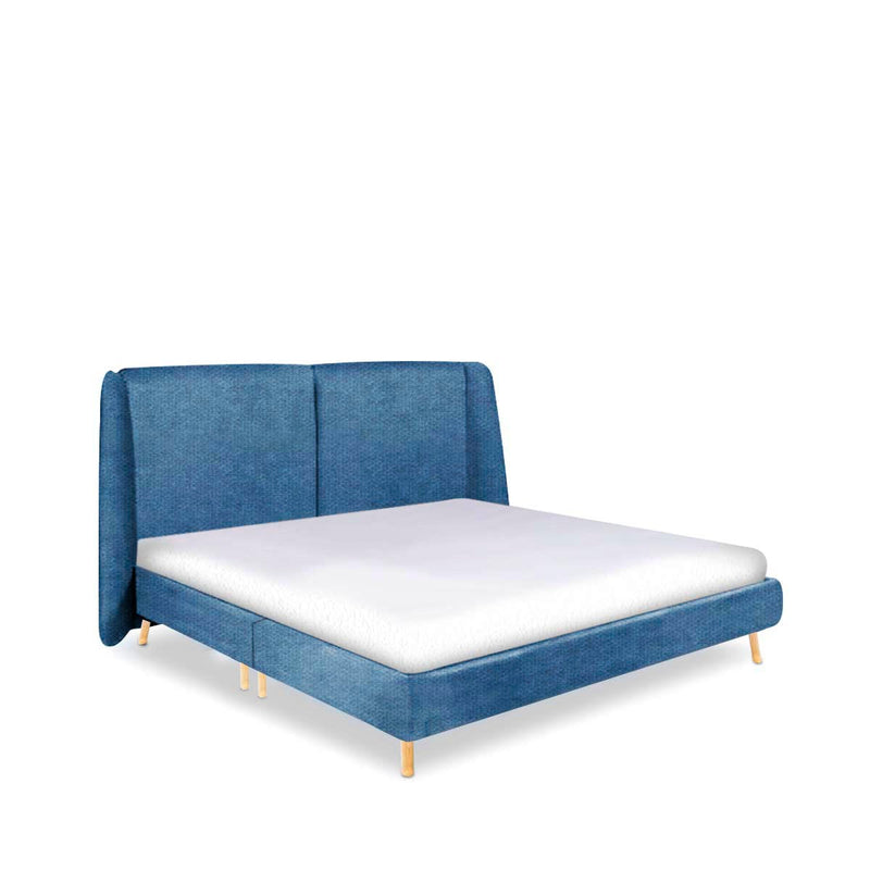 Cama King Size Trenton - Azul