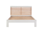 Cama Travec - Blanco y Madera