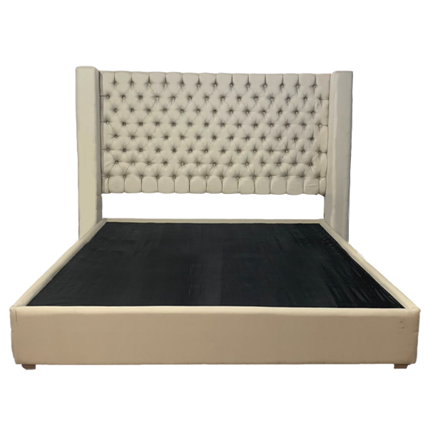 Cama Queen Zafiro - Beige