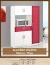 Alacena Valeria - Blanco / Rojo