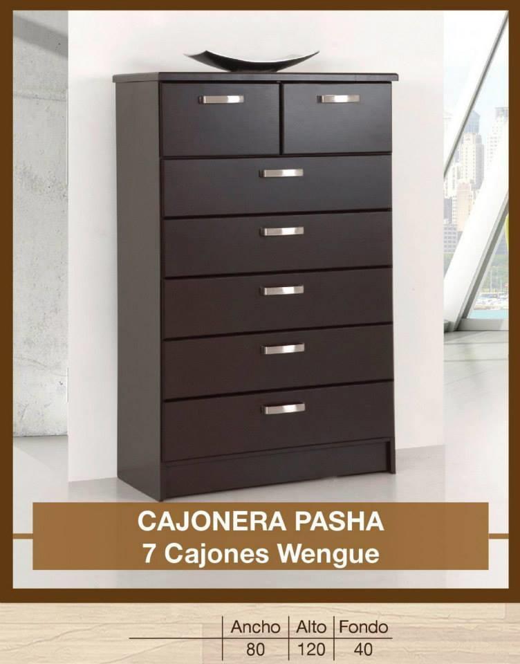 Cajonera Pasha 7 Cajones Chocolate | Këssa Muebles – Kessa Muebles