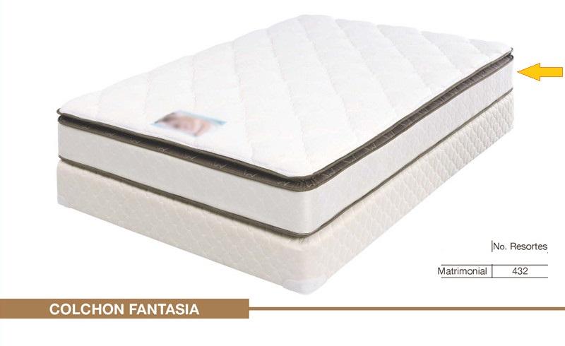 Colchon Modelo Fantasia Matrimonial - Beige