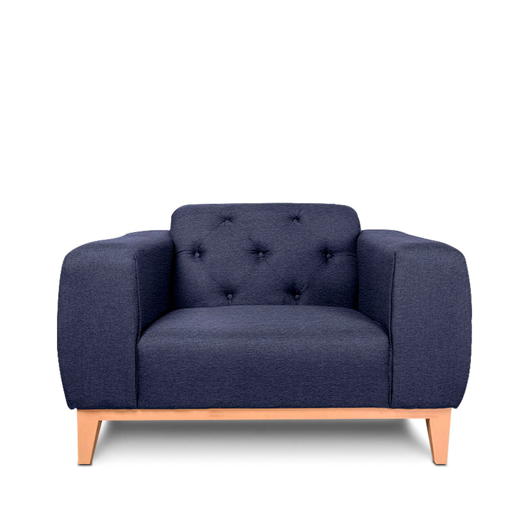 Sillon Individual Arely - Azul Marino