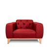 Sillon Individual Arely - Rojo