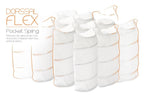 Colchon Empire Individual - Blanco y Gris