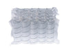 Colchon Empire Individual - Blanco y Gris