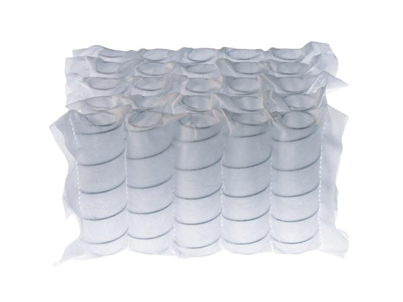 Colchon Empire Individual - Blanco y Gris