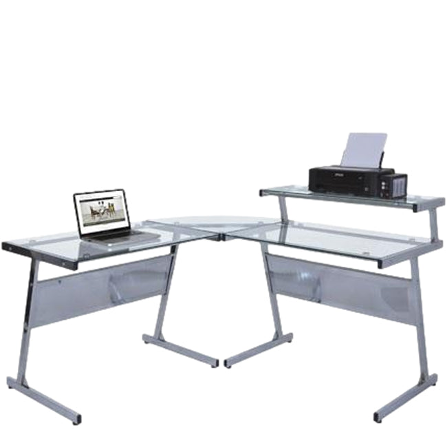 Escritorio Office Escuadra - Acero Inoxidable