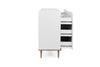 Comoda August 6 Cajones - Blanco y Roble