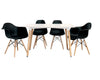 Mesa De Comedor Clap - Blanco/Pino