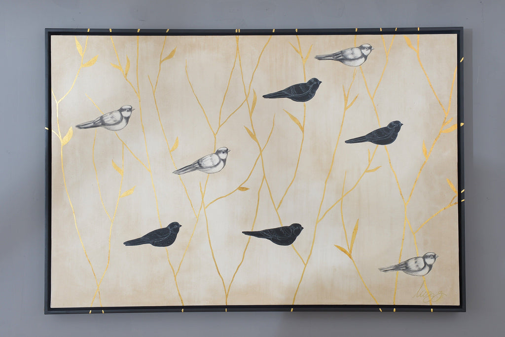 Cuadro Decorativo 1 pieza - Black Birds