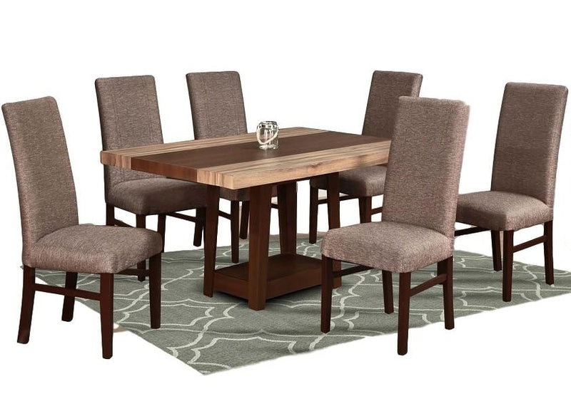 Comedor  6 Sillas Laurie - Tabaco