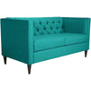 Love Seat Modelo Grant - Turquesa