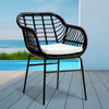 Silla para exterior Kisoi - Negro