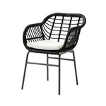 Silla para exterior Kisoi - Negro