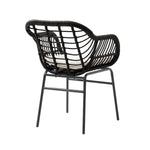Silla para exterior Kisoi - Negro