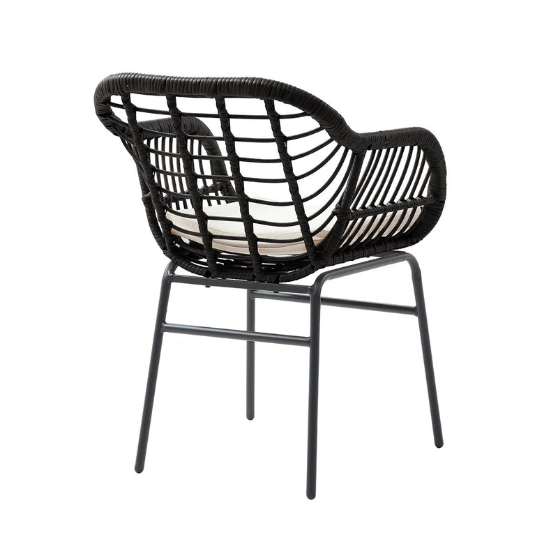 Silla para exterior Kisoi - Negro