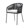 Silla para exterior Mison - Negro