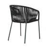 Silla para exterior Mison - Negro