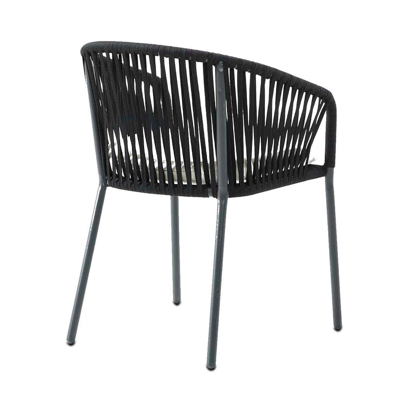 Silla para exterior Mison - Negro