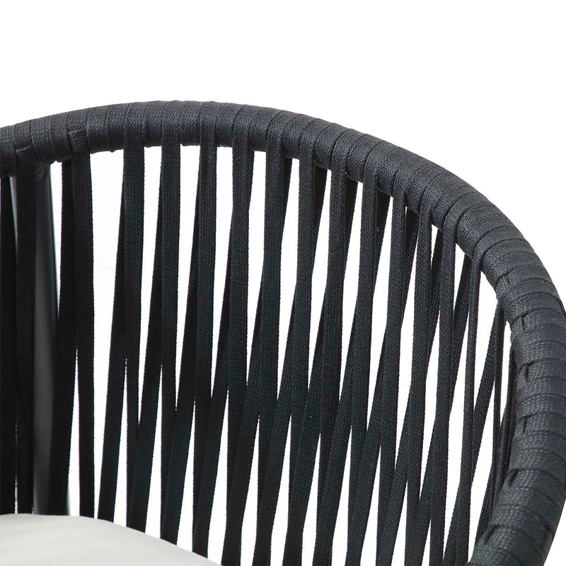 Silla para exterior Mison - Negro