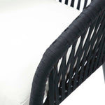 Silla para exterior Mison - Negro