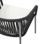 Silla para exterior Mison - Negro