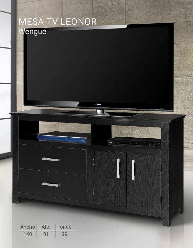 Mesa de TV Leonor - Wengue  Këssa Muebles – Kessa Muebles