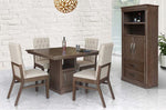 Comedor 4 Sillas Moscu - Capuchino