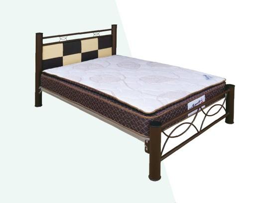 Cama Individual Quadra - Tabaco