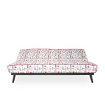 Sofa cama Nuelma - Estampado Rojo y Negro