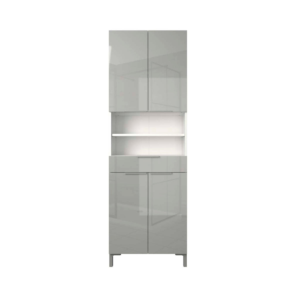 Mueble de baño Lagm - Gris Brillante