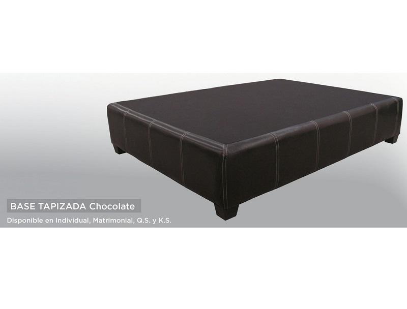 Base Tapizada Individual - Chocolate