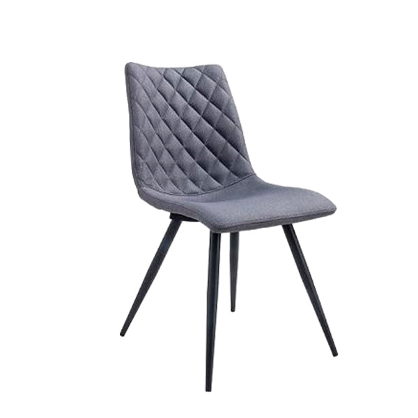 Silla Alessia Tela - Gris / Negro