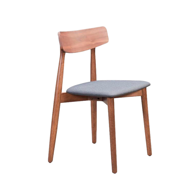 Silla  Modelo Newman - Nuez/Gris