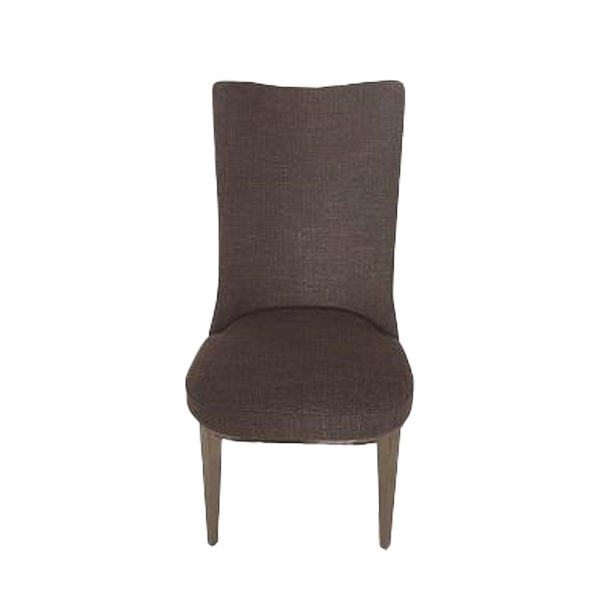 Silla Deseo Sin Botones Tela - Gris / Plata