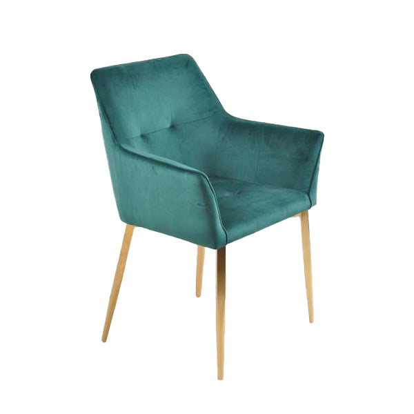 Sillon Alexandra - Verde y Oro